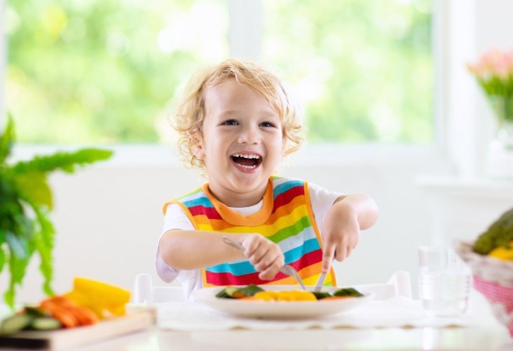 A child eating