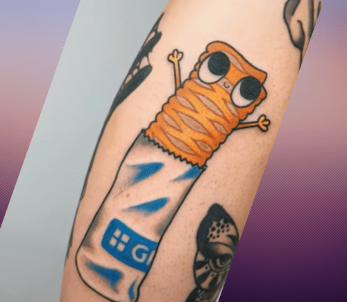 Greggs fan gets vegan sausage roll tattoo